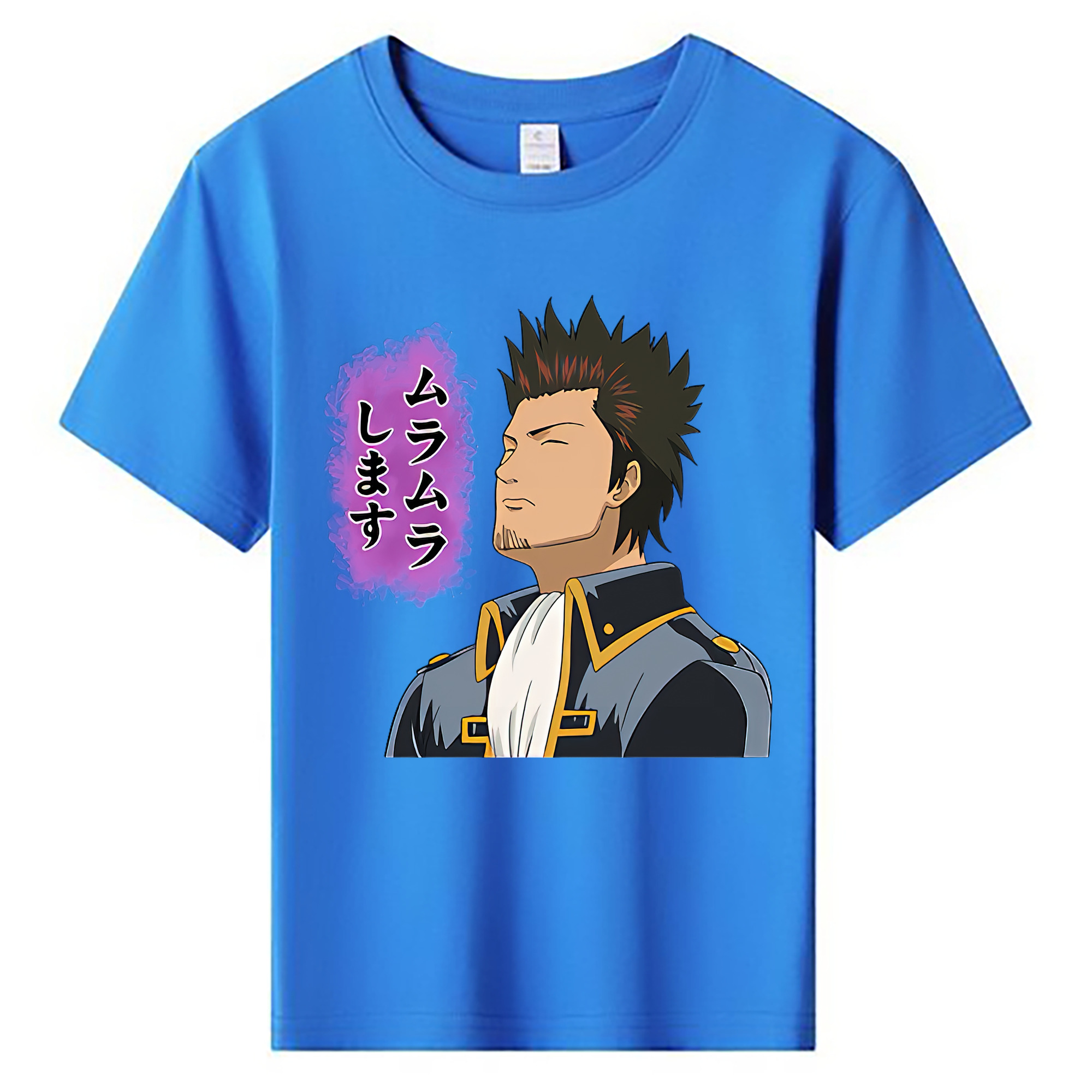 （画像用） ぎんたま 坂田銀時（さかたぎんとき） 神楽 志村新八（しむら しんぱち） GINTAMA Sakata Gintoki Kagura Shimura Shinpachi 綿100％キッズTシャツ（フロントプリント）